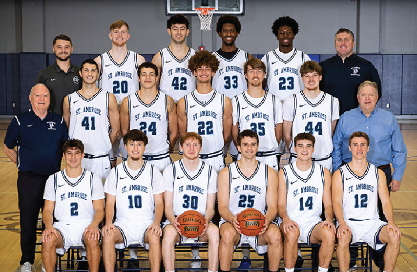 SAU mens varsity basketball team