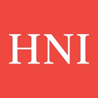 HNI logo in red and white
