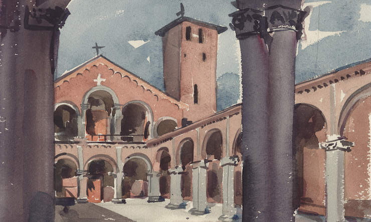 watercolor by Fr. Catich