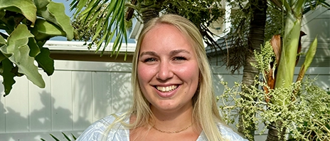 Brandi Marticoff smiles at the camera.