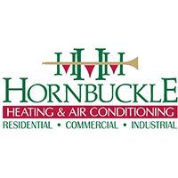 The green and red logo of Hornbuckle Heating and Air Conditioning.